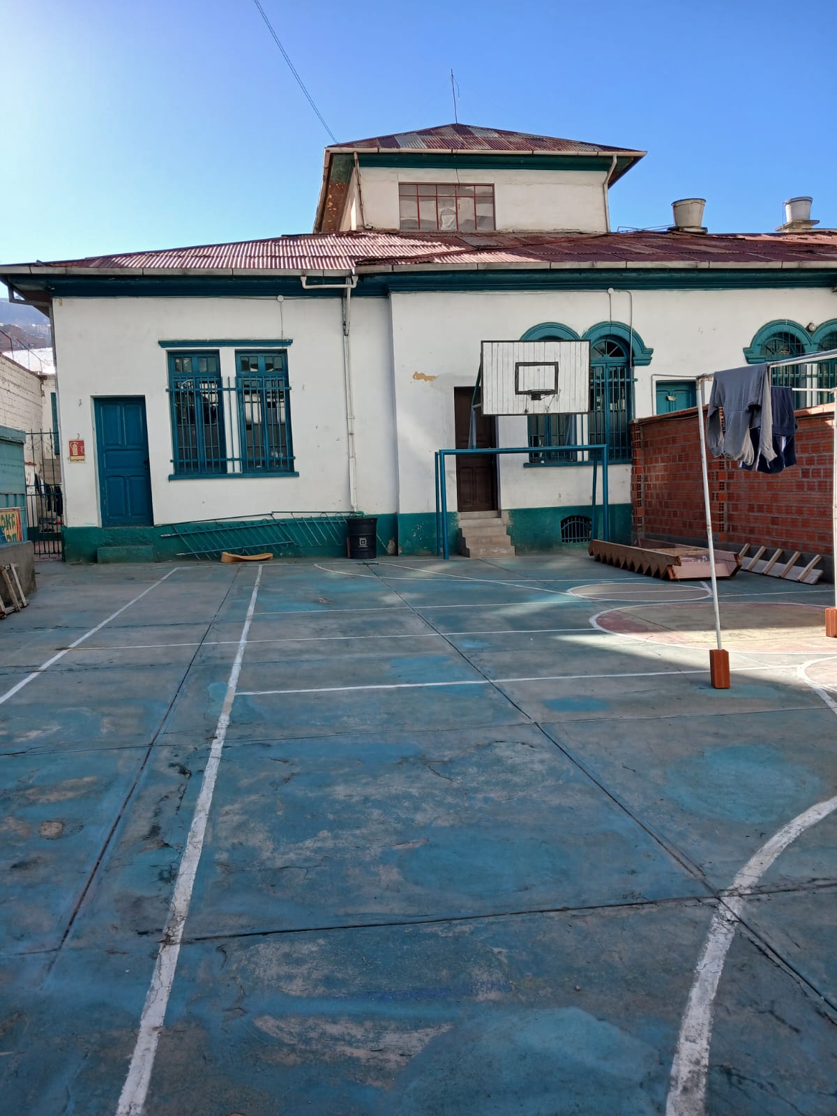 Construcción existente dentro del predio